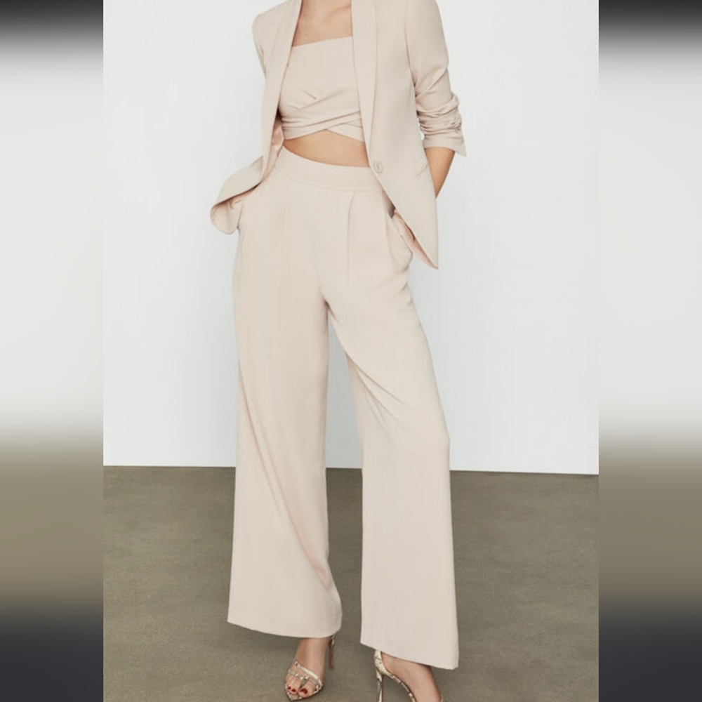 BCBGMAXAZRIA Women's Wide-Leg  Trousers
